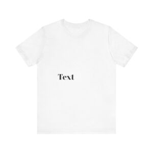 Unisex Jersey Short Sleeve Tee